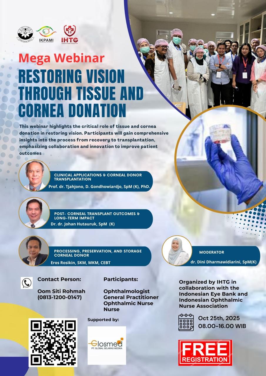 Mega Webinar - Restoring Vision Through Tissue and Cornea Donation